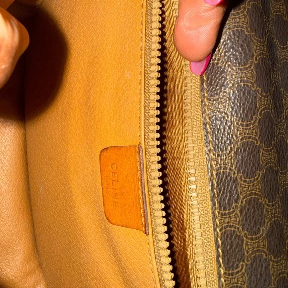 Celine Brown Patterned Crossbody Bag - Picture 10 of 15